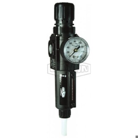 Dixon Norgren by  Excelon Modular Relieving Sub-Compact Filter/Regulator with GC620 Gauge and Semi-Automat B72G-2AG-MB